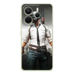 Чохол з картинкою "Герой Pubg" на Xiaomi Redmi Note 14 4G (Global version) (Пабг)