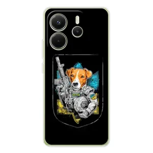 Чехол с принтом для Xiaomi Redmi Note 14 4G (Global version) (Патрон Воин)