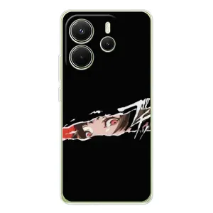 Силіконові чохлі з очіма Anime для xaomi Redmi Note 14 4G (Глóб熬 версія) (Персона 5)