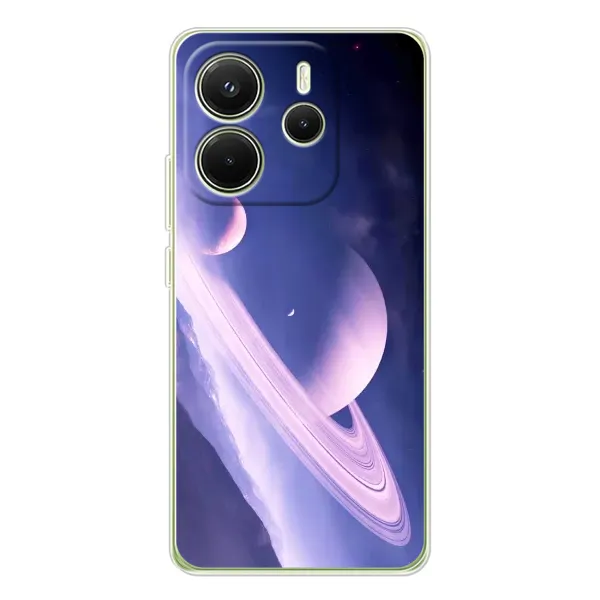 Чехол с рисунком «Планета в космосе» для Xiaomi Redmi Note 14 4G (Global) Чехол с рисунком «Планета в космосе» для Xiaomi Redmi Note 14 4G (Global)