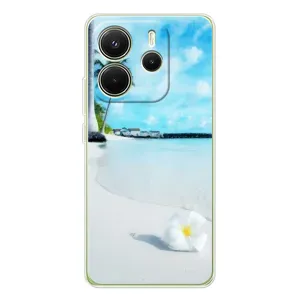 Летний Чехол на Xiaomi Redmi Note 14 4G (Global version) (Пляж)
