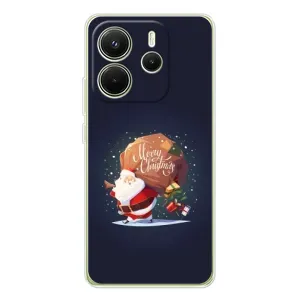 Чехол Санта Клаус для Xiaomi Redmi Note 14 4G (Global version) (Подарки от Санты)