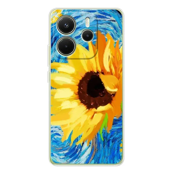 Чехол с рисунком «Подсолнух цветок» для Xiaomi Redmi Note 14 4G (Global) Чехол с рисунком «Подсолнух цветок» для Xiaomi Redmi Note 14 4G (Global)