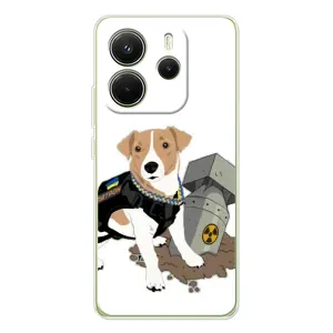 Чехол с принтом Собаки Патрон для Xiaomi Redmi Note 14 4G (Global version) (Пёс Патрон с ракетой)
