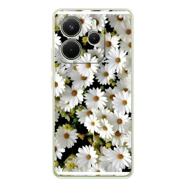 Чехол с рисунком «Рамка в ромашках» для Xiaomi Redmi Note 14 4G (Global) Чехол с рисунком «Рамка в ромашках» для Xiaomi Redmi Note 14 4G (Global)