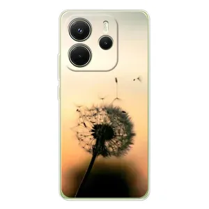 Силиконовый Чехол с одуванчиками на Xiaomi Redmi Note 14 4G (Global version) (Роздумаханый одуванчик)
