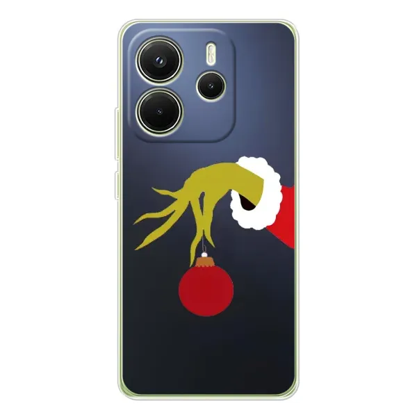 Чехол с рисунком «Рука Гринча» для Xiaomi Redmi Note 14 4G (Global) Чехол с рисунком «Рука Гринча» для Xiaomi Redmi Note 14 4G (Global)
