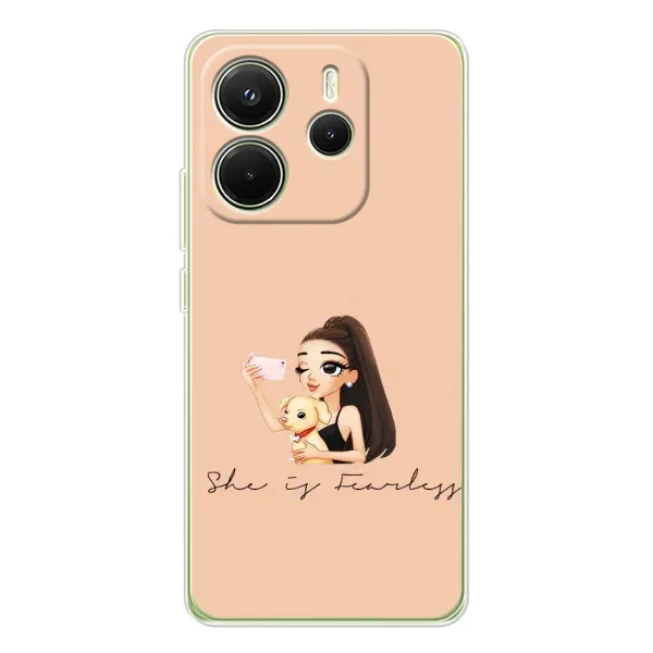 Чехол с рисунком «С собакой» для Xiaomi Redmi Note 14 4G (Global) Чехол с рисунком «С собакой» для Xiaomi Redmi Note 14 4G (Global)