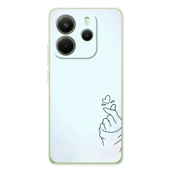 Чехол с рисунком «Сердце на голубом» для Xiaomi Redmi Note 14 4G (Global) Чехол с рисунком «Сердце на голубом» для Xiaomi Redmi Note 14 4G (Global)