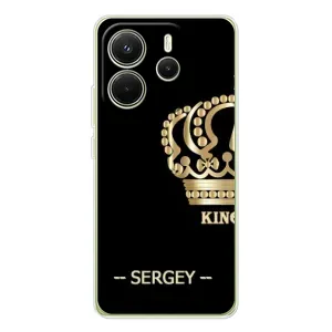 Чехлы с мужскими именами для Xiaomi Redmi Note 14 4G (Global version) (SERGEY)