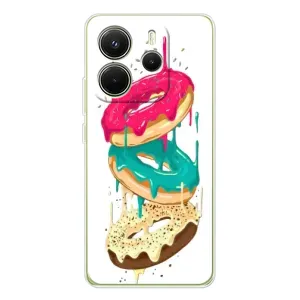 Чехол с изображением вкусной еды для Xiaomi Redmi Note 14 4G (Global version) (Сочные пончики)