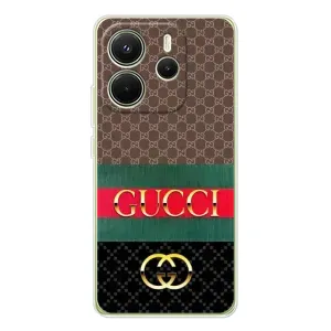 Чехлы Бренд GUCCI для Xiaomi Redmi Note 14 4G (Global version) (Стиль GUCCI)