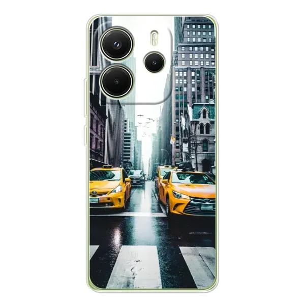 Чехол с рисунком «Такси» для Xiaomi Redmi Note 14 4G (Global) Чехол с рисунком «Такси» для Xiaomi Redmi Note 14 4G (Global)
