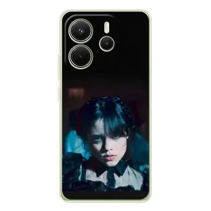 Чехлы с принтом Уэнсдей на Xiaomi Redmi Note 14 4G (Global version) (Танец Уэнсдей)