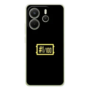 Чохол (TPU) з картинкою "Лого Пабг" на xaomi Redmi Note 14 4G (Глóб熬 версія) (ТОП 1)