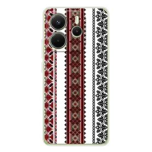 Силиконовый Чехол на Xiaomi Redmi Note 14 4G (Global version) с картинкой Вышиванки (Вышиваночки)