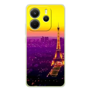Чехол с Эйфелевой башней на Xiaomi Redmi Note 14 4G (Global version) (Яркая башня)