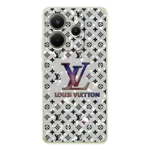 Чехол Стиль Louis Vuitton на Xiaomi Redmi Note 14 4G (Global version) (Яркий LV)