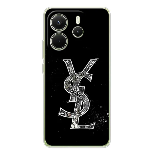 Чехол с рисунком «YSL» для Xiaomi Redmi Note 14 4G (Global) Чехол с рисунком «YSL» для Xiaomi Redmi Note 14 4G (Global)