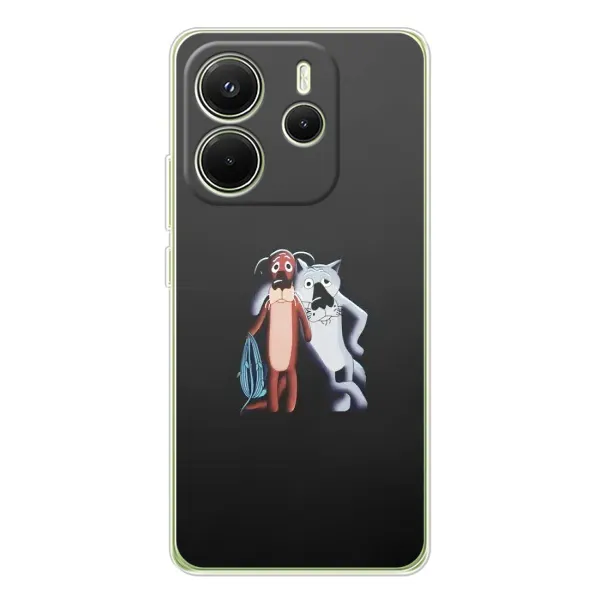 Чехол с рисунком «Шо, опять» для Xiaomi Redmi Note 14 4G (Global)