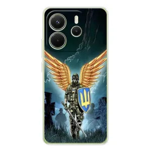 Патриотический Чехол для Xiaomi Redmi Note 14 4G (Global version) (ЗСУ з крильями)