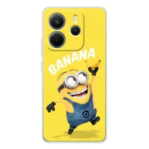 Мультяшный принт на Чехол для Редми Нот 14 4G (Banana)
