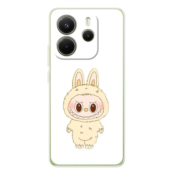 Чехол с рисунком «Бежевый Лабубу» для Xiaomi Redmi Note 14 4G (EU) Чехол с рисунком «Бежевый Лабубу» для Xiaomi Redmi Note 14 4G (EU)