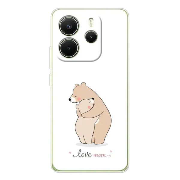 Чехол с рисунком «Для мам» для Xiaomi Redmi Note 14 4G (EU)