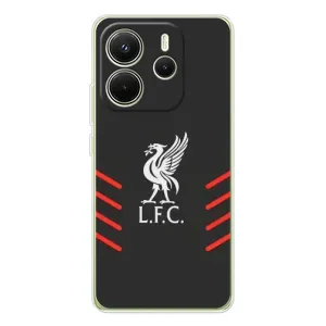 Силиконовые Чехлы принт Футбол на Xiaomi Redmi Note 14 4G (Эмблема Liverpool)