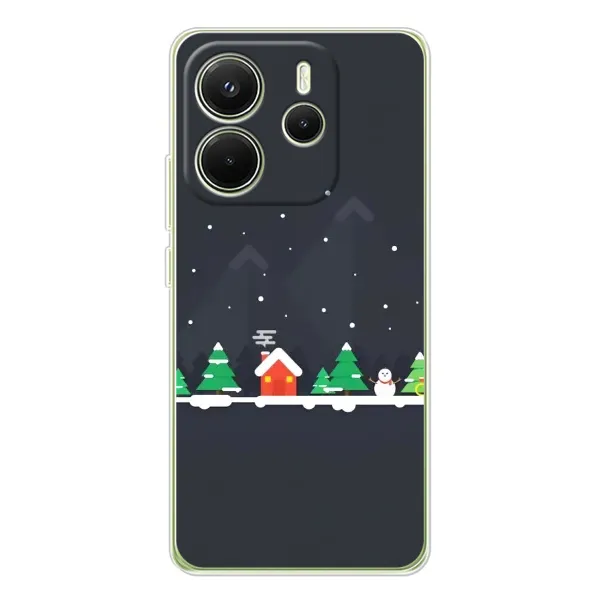 Чехол с рисунком «Город зимний» для Xiaomi Redmi Note 14 4G (EU) Чехол с рисунком «Город зимний» для Xiaomi Redmi Note 14 4G (EU)