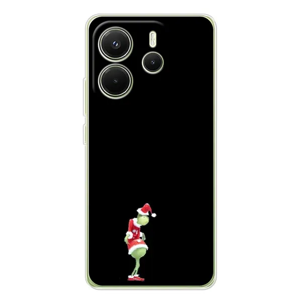 Чехол с рисунком «Гринч на чорном» для Xiaomi Redmi Note 14 4G (EU) Чехол с рисунком «Гринч на чорном» для Xiaomi Redmi Note 14 4G (EU)
