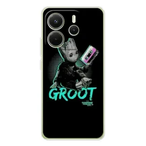Чехол Супергерои Марвел на Редми Нот 14 4G (Groot)