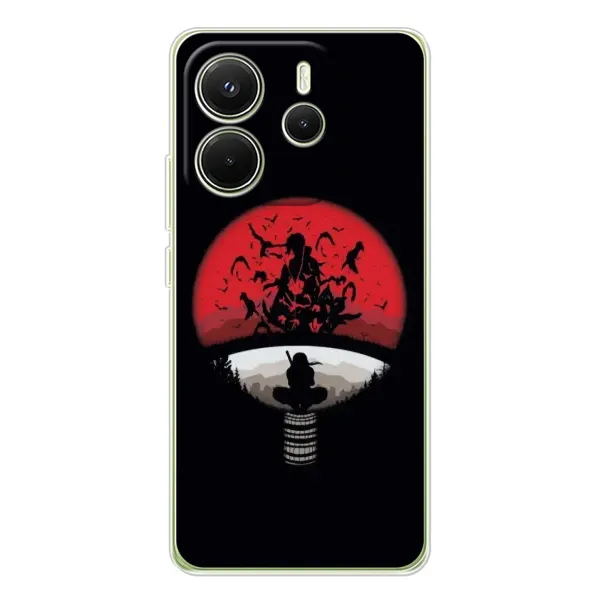 Чехол с рисунком «Итачи на черном» для Xiaomi Redmi Note 14 4G (EU) Чехол с рисунком «Итачи на черном» для Xiaomi Redmi Note 14 4G (EU)