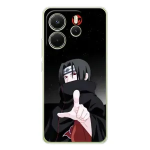 Чехлы с картинкой Итачи Учиха на Xiaomi Redmi Note 14 4G (Итачи Знак)