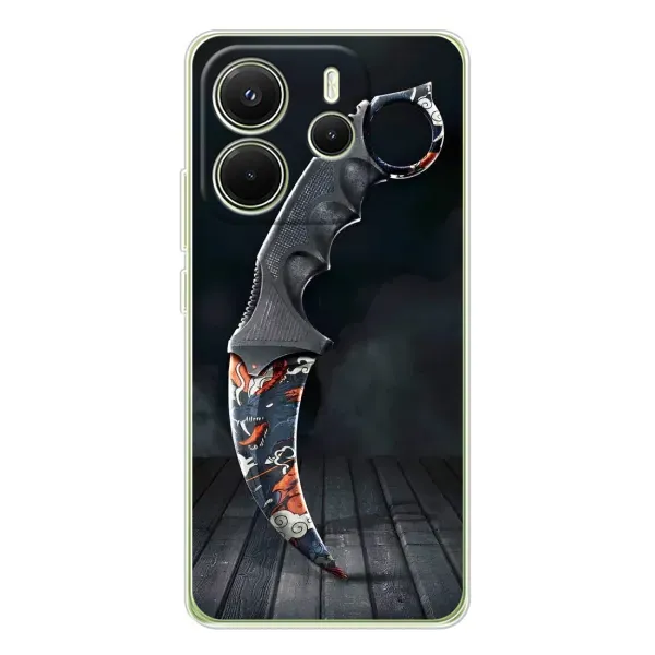 Чехол с рисунком «Кинжал КС ГО» для Xiaomi Redmi Note 14 4G (EU) Чехол с рисунком «Кинжал КС ГО» для Xiaomi Redmi Note 14 4G (EU)
