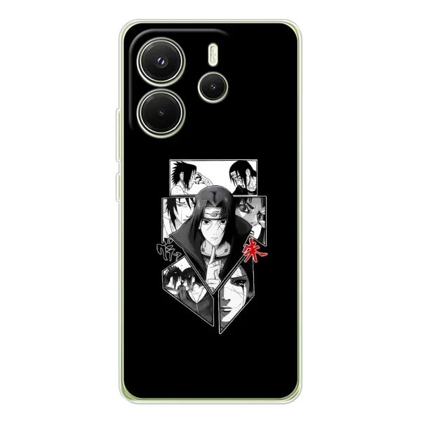 Чехол с рисунком «Коллаж Итачи» для Xiaomi Redmi Note 14 4G (EU) Чехол с рисунком «Коллаж Итачи» для Xiaomi Redmi Note 14 4G (EU)