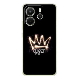 Чохол (Корона на чорному фоні) для Редмі Нот 14 4G (Корона)