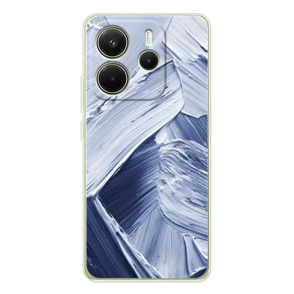 Чехол с рисунком «Краски мазки» для Xiaomi Redmi Note 14 4G (EU)
