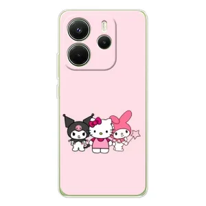 Чехол с персонажем Куроми на Xiaomi Redmi Note 14 4G (Куроми Мелоди Китти)