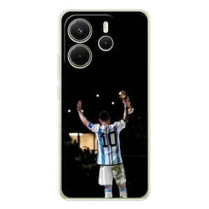 Чохли Лео Мессі Аргентина для Xiaomi Redmi Note 14 4G (Лео Чемпіон)