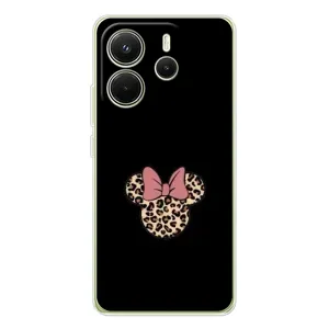 Чохол з леопардовим принтом на Xiaomi Redmi Note 14 4G (Леопардова Мінні)
