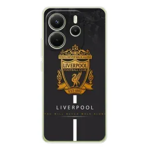 Силиконовые Чехлы принт Футбол на Xiaomi Redmi Note 14 4G (Liverpool)