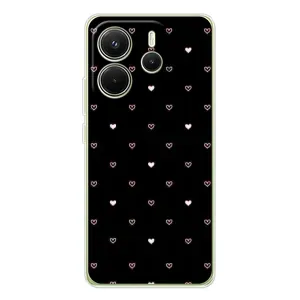 Чехлы с тематикой "Маленькие Сердечки" на Xiaomi Redmi Note 14 4G (Маленькие сердечки)
