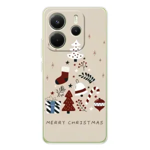 Чехол Санта Клаус для Xiaomi Redmi Note 14 4G (Merry Christmas)