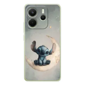 Чехол с рисунком Стич для Xiaomi Redmi Note 14 4G (EU) (Милый Стич)