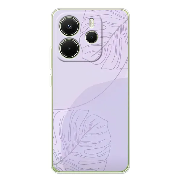 Чехол с рисунком «Монстера фиолетовая» для Xiaomi Redmi Note 14 4G (EU) Чехол с рисунком «Монстера фиолетовая» для Xiaomi Redmi Note 14 4G (EU)