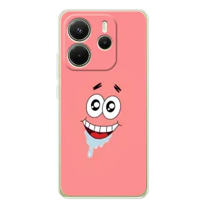 Чехлы с Патриком на Xiaomi Redmi Note 14 4G (Мордочка Патрика)