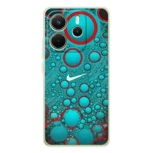 Силіконовый Чохол на Xiaomi Redmi Note 14 4G з картинкою НАЙК (Найк зелений)