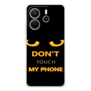 Чохол з Прикольним Принтом на Xiaomi Redmi Note 14 4G (Не чіпай мій телефон)