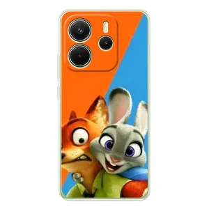 Чехлы ЗВЕРОПОЛИС для Xiaomi Redmi Note 14 4G (Ник и Хопс)